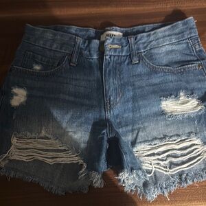 Denim Distressed Women's Shorts